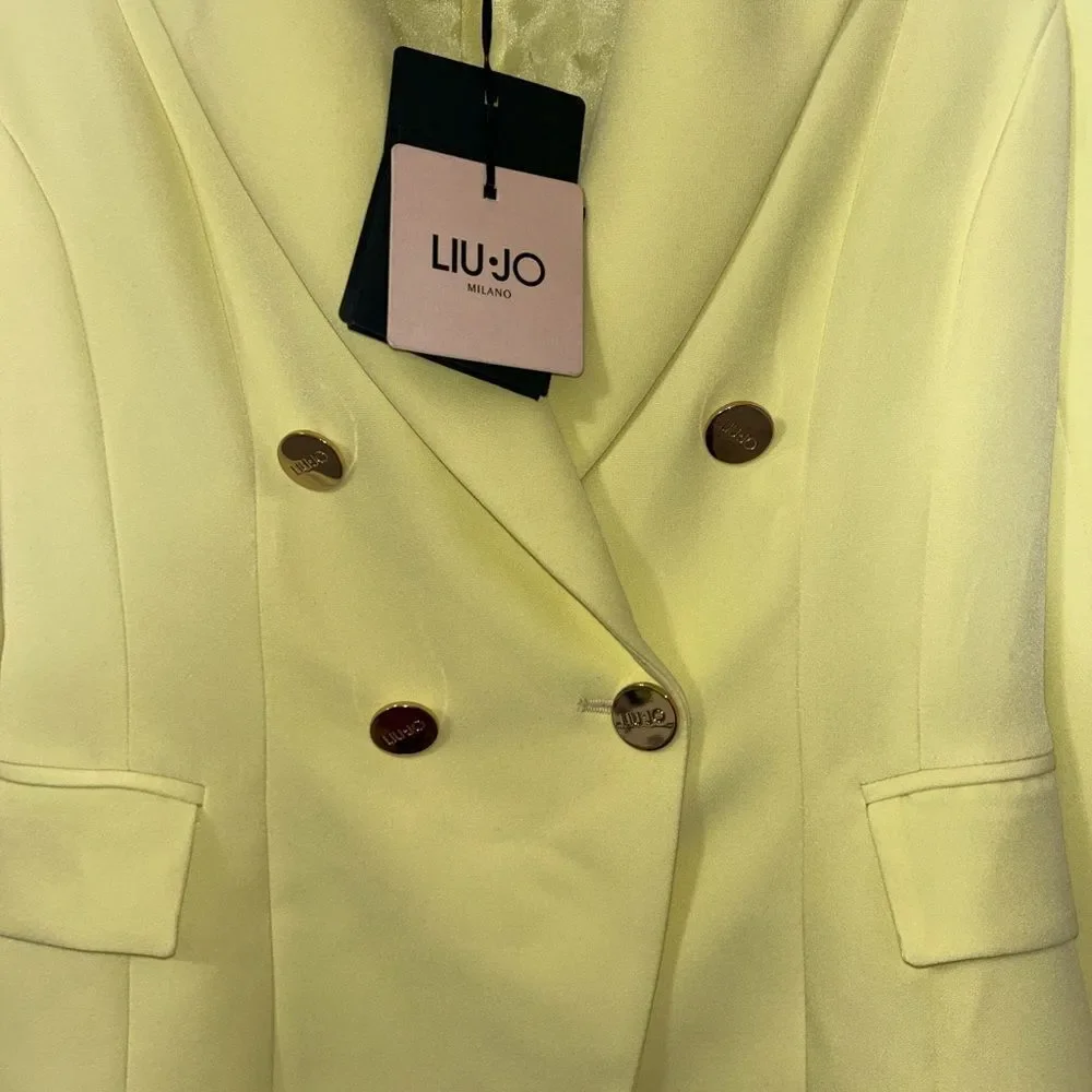 Liu Jo Yellow /Green Women's Blazer(Size 8)